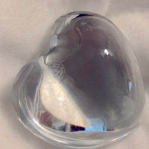 Baccarat Clear Crystal Puffed Heart